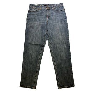 Talbots Womens Size 12 *32x27* Simply Flattering 5-Pocket Ankle Jean Medium Wash